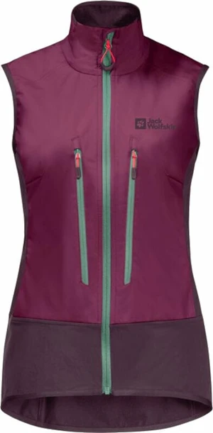 Jack Wolfskin Alpspitze W Wild Berry XL Vestă