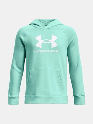 Under Armour UA Rival Fleece BL Hoodie Mikina dětská Modrá