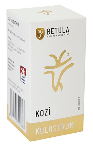 BETULA Kozí kolostrum 60 tobolek