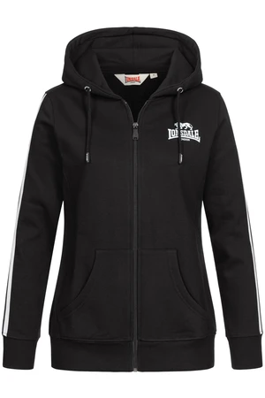 Női melegítő felső Lonsdale 117324-Black/White