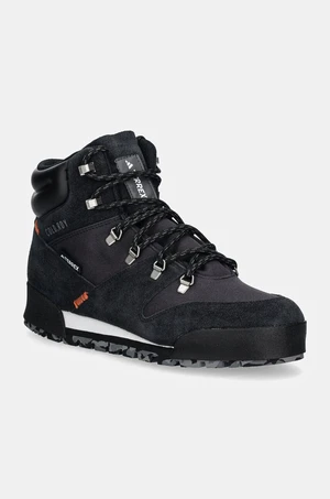 Boty adidas TERREX Snowpitch pánské, tmavomodrá barva, lehce zateplené, IH3663