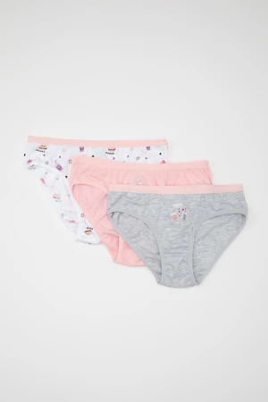 DEFACTO Girl's 3-Piece Slip Panties