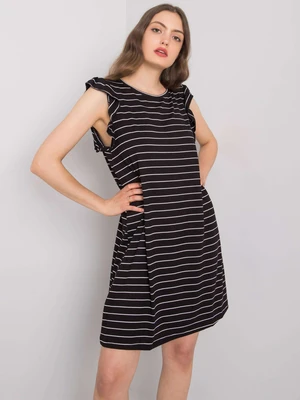 RUE PARIS Black casual dress