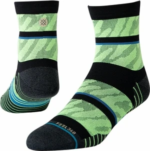 Stance Embrun Quarter Neongreen S Skarpety do biegania