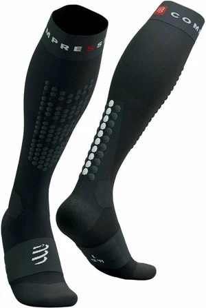 Compressport Alpine Ski Full Black/Steel Grey T2 Laufsocken