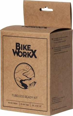 BikeWorkX Tubeless Ready Kit MTB 25 mm Gumiabroncs javító készlet-Tubeless felni szalag 40.0