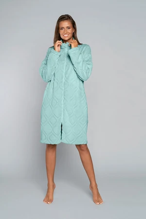 Women's Arena bathrobe with long sleeves - mint