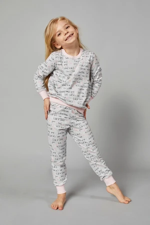 Girls' pyjamas Olga, long sleeves, long pants - print