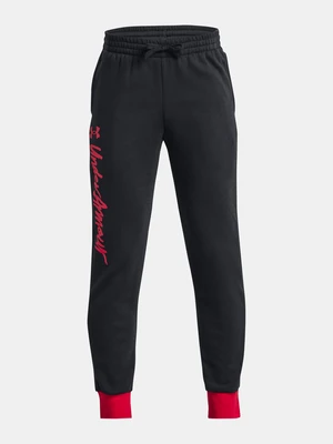 Under Armour Tepláky UA Rival Fleece Script Jgrs-BLK - Kluci