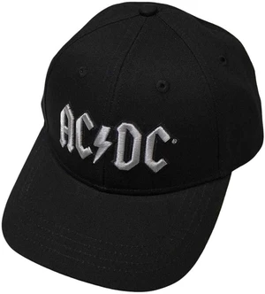 AC/DC Gorra Silver Logo Black