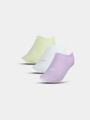 Women's Short Casual Socks (3 Pack) 4F - Multicolored