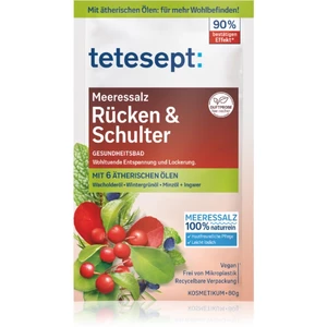 Tetesept Sea Bath Salt Back and Shoulder Muscles upokojujúci soľ do kúpeľa 80 g