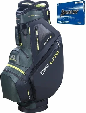 Big Max Dri Lite Sport 2 SET Forest Green/Black/Lime Borsa da golf Cart Bag