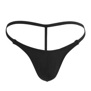 12 Color Low Rise G String Men's Sexy Underwear T-back Thongs Bulge Pouch Underpants Man Soft Seamless Panties Bikini Briefs