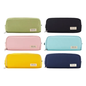 Pen Pouch Children Wide Opening Stationery Box Multifunction Storage Pen Bag