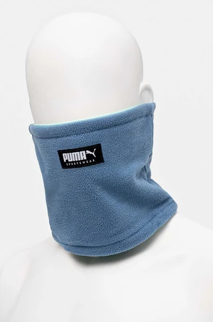 Šál komín Puma Reversible Fleece Neck Warmer Bl modrá farba, hladký, 540890