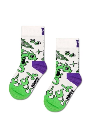 Dětské ponožky Happy Socks Kids Hyper Dragon Sock zelená barva, P001447