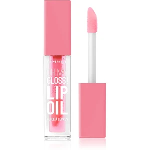 Rimmel Oh My Gloss! Lip Oil olej na pery s hydratačným účinkom odtieň 001 Pink Flush 4,5 ml