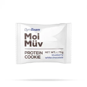 GymBeam MoiMüv Protein Cookie blueberry and white chocolate 75 g