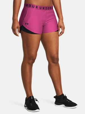 Ružové dámske kraťasy Under Armour Play Up Shorts 3.0-PNK