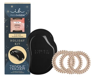 Dárková sada kartáče na rozčesávání vlasů Tangle Teezer Original a spirálových gumiček Invisibobble (TT-SET-10097) + dárek zdarma