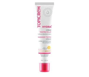 Topicrem Tónující pleťový krém SPF 50 Hydra+ (Radiance Tinted Cream) 40 ml Medium