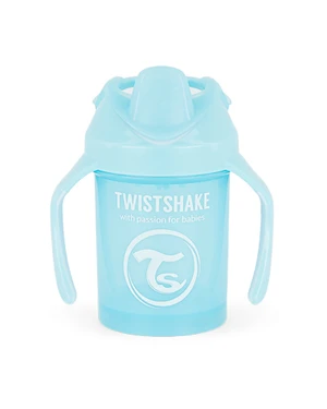 Twistshake Hrnek netekoucí učící 230 ml modrý