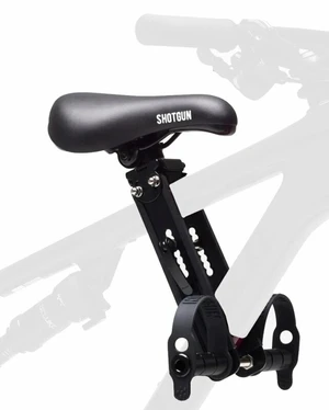 Shotgun Child Bike Seat Black Siège pour enfant et remorque