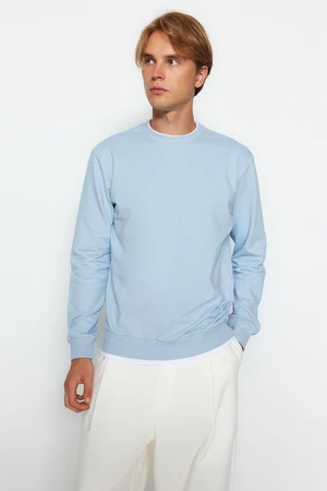 Trendyol Blue Regular Cut Sweatshirt