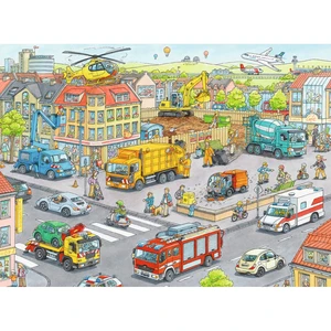 Ravensburger Puzzle Vozidlá v meste 100 XXL dielikov