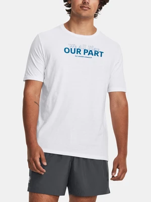 Under Armour T-Shirt UA WE ALL PLAY OUR PART SS-WHT - Men