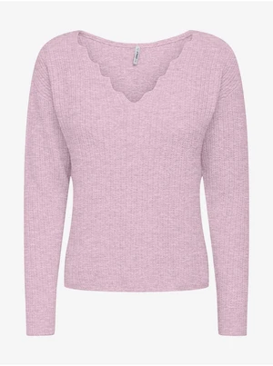 Women's pink sweater ONLY Gabriel - Women