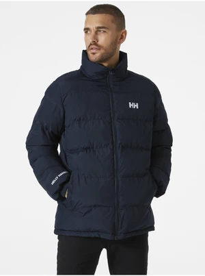 Dark blue men's reversible winter quilted jacket HELLY HANSEN Y - Men