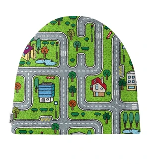 Mr. GUGU & Miss GO Man's City Carpet Beanie MB 212177