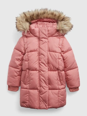 GAP Kids Quilted Jacket Hooded - Girls