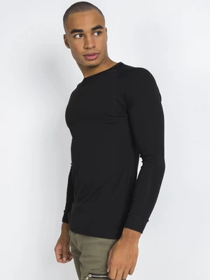 Black men's thermo sweatshirt