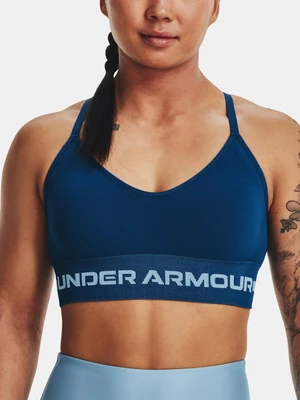 Under Armour Bra UA Seamless Low Long Bra-BLU - Women