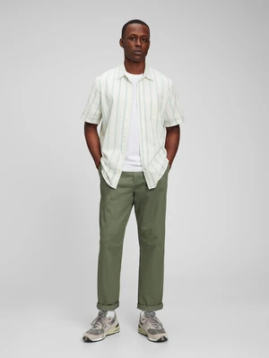 GAP Striped Linen & Cotton Shirt - Men