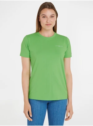 Light Green Women's T-Shirt Tommy Hilfiger 1985 - Women