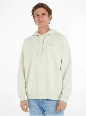 Menthol Mens Sweatshirt Tommy Jeans OVZ College Hoodie - Men