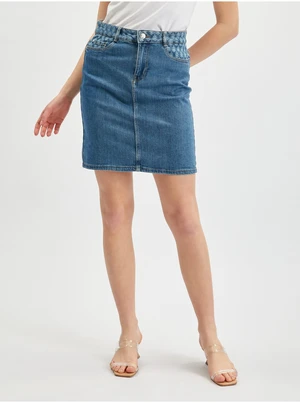 Orsay Blue Denim Skirt - Women