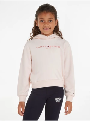 Light pink Girls' Hoodie Tommy Hilfiger - Girls