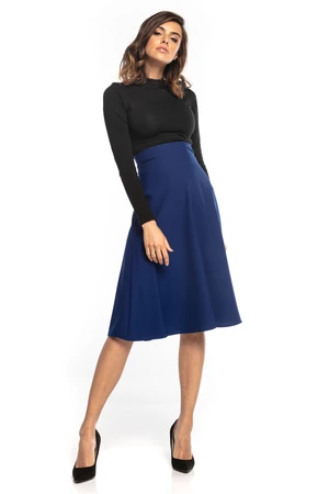 Tessita Woman's Skirt T348 4 Navy Blue