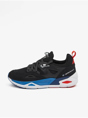 Blue-Black Leather Sneakers Puma BMW MMS TRC Blaze - Men