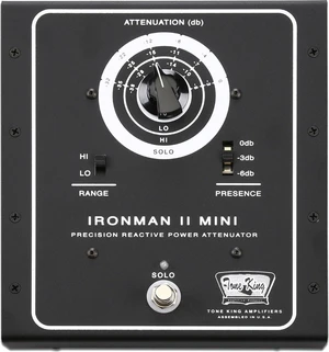 Tone King Ironman II Mini Dämpfungsglieder und Load Boxen