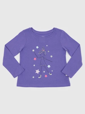 Purple girly T-shirt with GAP print