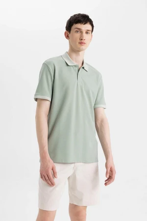 DEFACTO New Regular Fit Short Sleeve Polo Basic T-Shirt