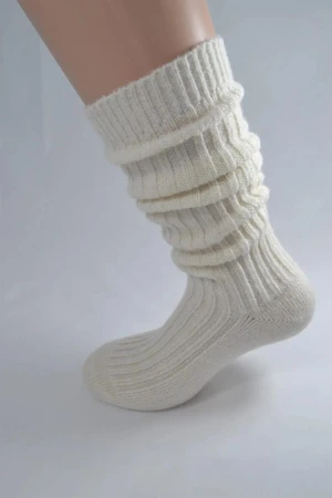 47820 Dewberry Wool Boot Socks-CREAM