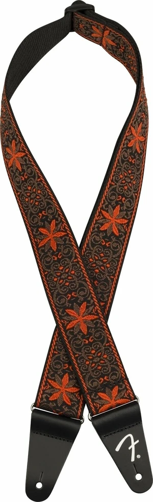 Fender Pasadena Woven Strap Tekstylne gitarowe pasy Orange Wallflower