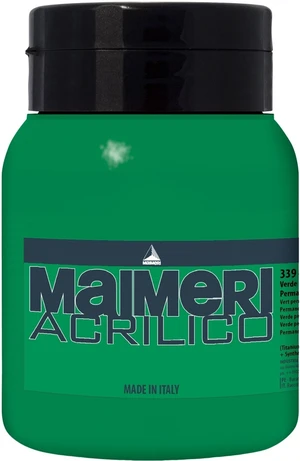 Maimeri Acrilico Acrylic Paint Permanent Green Light 339 500 ml 1 pieza